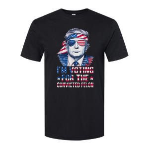 Trump 2024 Convicted Felon Im Voting Convicted Felon 2024 Softstyle CVC T-Shirt