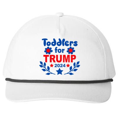 Trump 2024 Cute Election Supporter Snapback Five-Panel Rope Hat