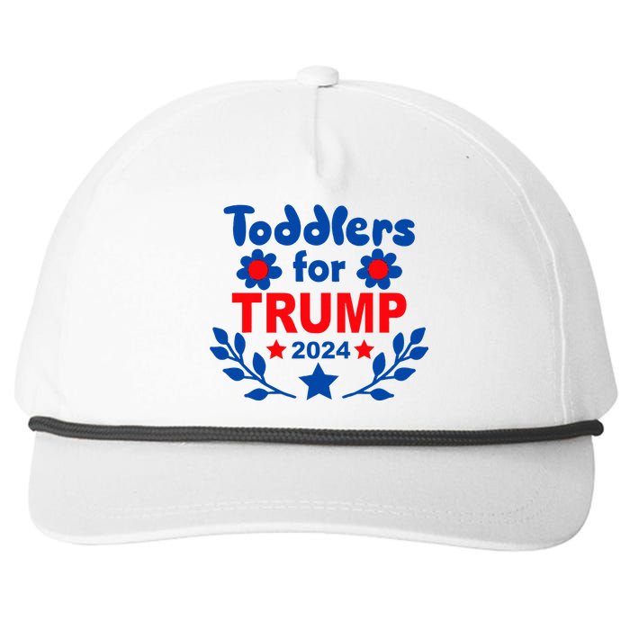 Trump 2024 Cute Election Supporter Snapback Five-Panel Rope Hat