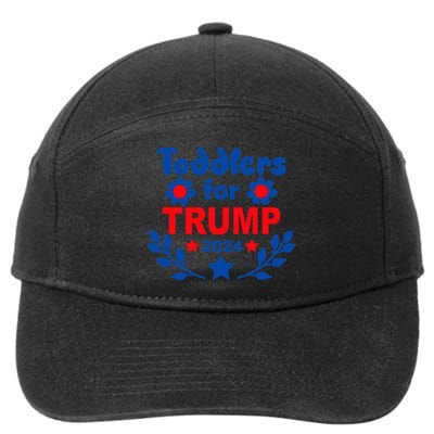 Trump 2024 Cute Election Supporter 7-Panel Snapback Hat