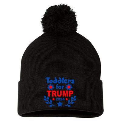 Trump 2024 Cute Election Supporter Pom Pom 12in Knit Beanie