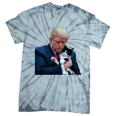 Trump 2024 Cat Maga Funny Trump Cat Tie-Dye T-Shirt