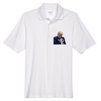 Trump 2024 Cat Maga Funny Trump Cat Men's Origin Performance Pique Polo