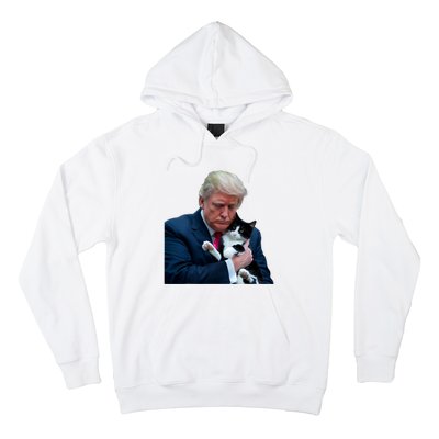 Trump 2024 Cat Maga Funny Trump Cat Hoodie