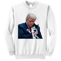 Trump 2024 Cat Maga Funny Trump Cat Sweatshirt