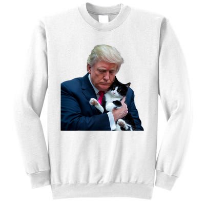 Trump 2024 Cat Maga Funny Trump Cat Sweatshirt