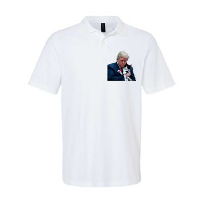 Trump 2024 Cat Maga Funny Trump Cat Softstyle Adult Sport Polo