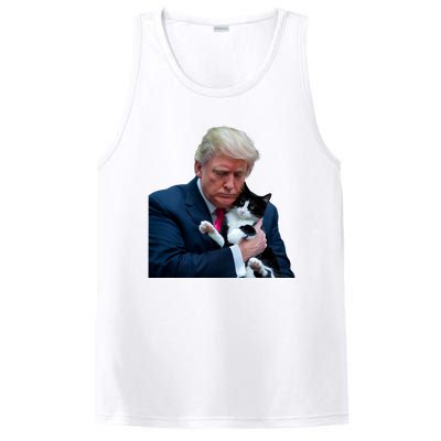 Trump 2024 Cat Maga Funny Trump Cat PosiCharge Competitor Tank