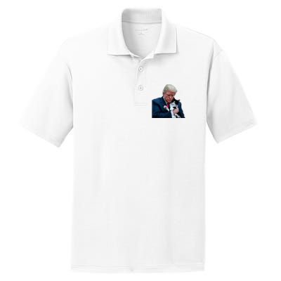 Trump 2024 Cat Maga Funny Trump Cat PosiCharge RacerMesh Polo