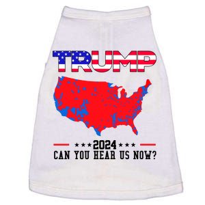 Trump 2024 Can You Hear Us Now Pro Donald Trump Election Usa Map Doggie Tank