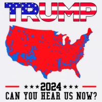 Trump 2024 Can You Hear Us Now Pro Donald Trump Election Usa Map Mug