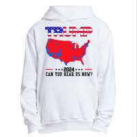 Trump 2024 Can You Hear Us Now Pro Donald Trump Election Usa Map Urban Pullover Hoodie