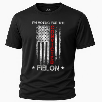 Trump 2024 Convicted Felon IM Voting Convicted Felon 2024 Performance Shirt