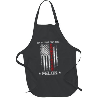 Trump 2024 Convicted Felon IM Voting Convicted Felon 2024 Apron