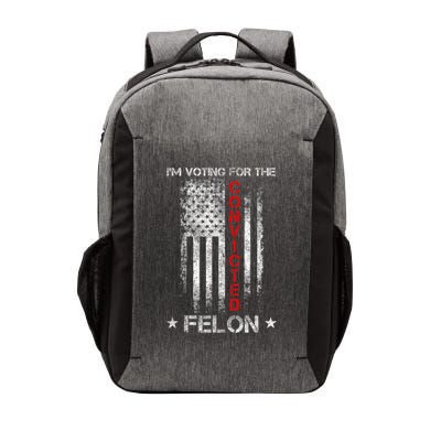 Trump 2024 Convicted Felon IM Voting Convicted Felon 2024 Vector Backpack