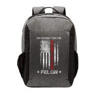Trump 2024 Convicted Felon IM Voting Convicted Felon 2024 Vector Backpack