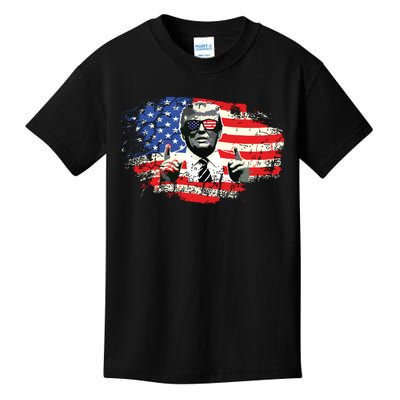 Trump 2024 Convicted Felon Im Voting Convicted Felon 2024 Kids T-Shirt