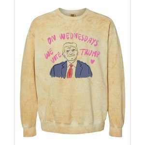 Trump 2024 Cute Funny Colorblast Crewneck Sweatshirt