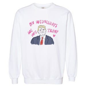 Trump 2024 Cute Funny Garment-Dyed Sweatshirt