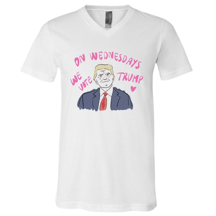 Trump 2024 Cute Funny V-Neck T-Shirt