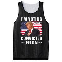 Trump 2024 Convicted Felon Im Voting Convicted Felon 2024 Mesh Reversible Basketball Jersey Tank