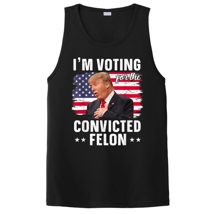 Trump 2024 Convicted Felon Im Voting Convicted Felon 2024 PosiCharge Competitor Tank