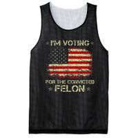 Trump 2024 Convicted Felon Mesh Reversible Basketball Jersey Tank