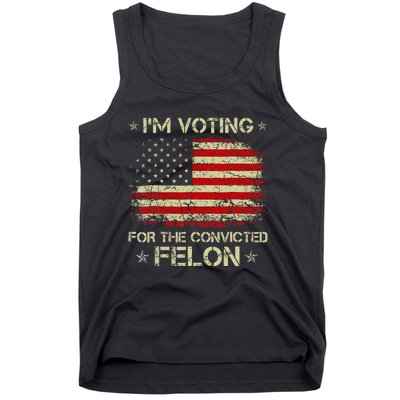 Trump 2024 Convicted Felon Tank Top