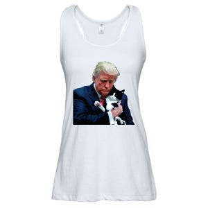 Trump 2024 Cat Maga Funny Trump Cat Ladies Essential Flowy Tank