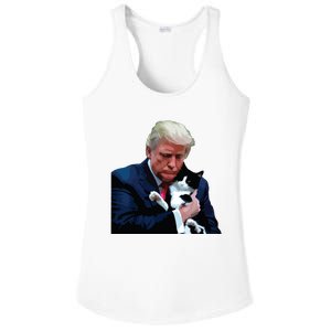 Trump 2024 Cat Maga Funny Trump Cat Ladies PosiCharge Competitor Racerback Tank