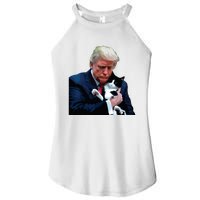 Trump 2024 Cat Maga Funny Trump Cat Women's Perfect Tri Rocker Tank