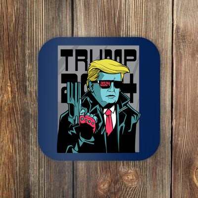 Trump 2024 Comic Cover Coaster