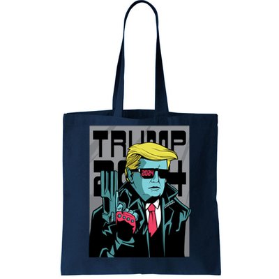 Trump 2024 Comic Cover Tote Bag