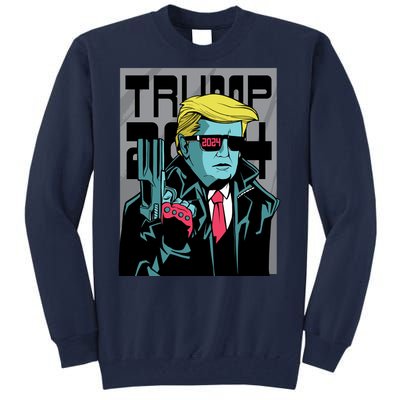 Trump 2024 Comic Cover Tall Sweatshirt