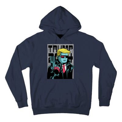 Trump 2024 Comic Cover Tall Hoodie