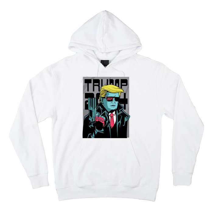 Trump 2024 Comic Cover Hoodie