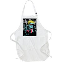 Trump 2024 Comic Cover Full-Length Apron With Pockets