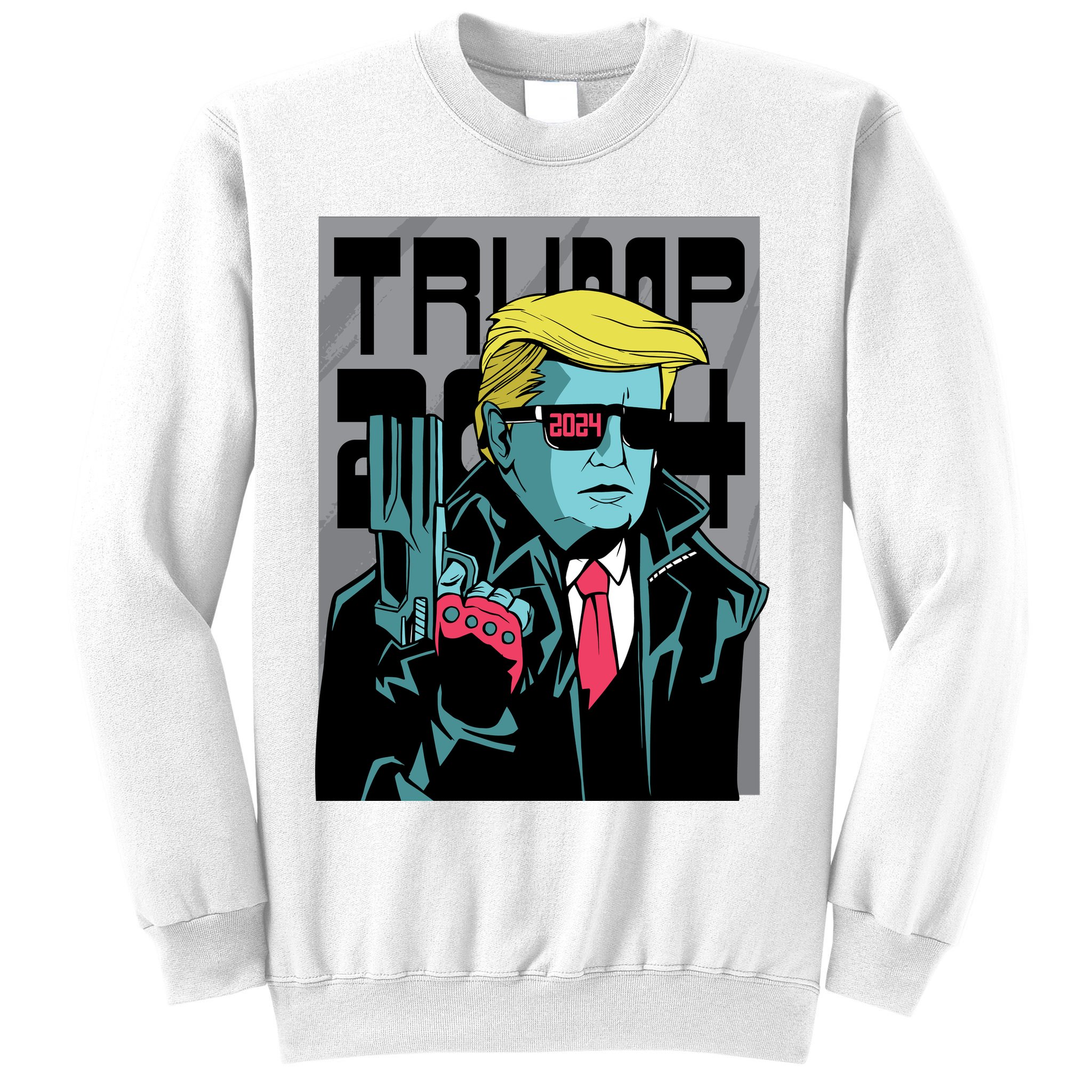 Trump 2024 Comic Cover Sweatshirt