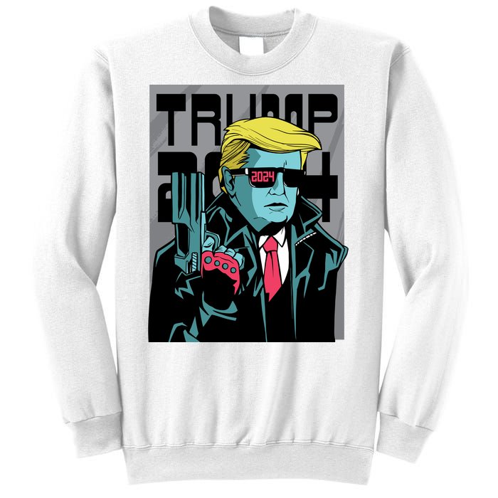 Trump 2024 Comic Cover Sweatshirt