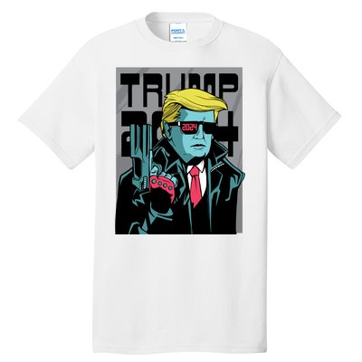 Trump 2024 Comic Cover Tall T-Shirt