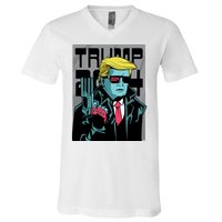 Trump 2024 Comic Cover V-Neck T-Shirt