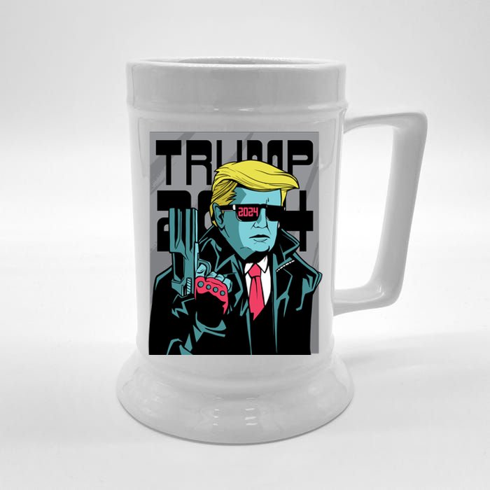 Trump 2024 Comic Cover Beer Stein