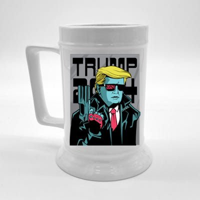 Trump 2024 Comic Cover Beer Stein