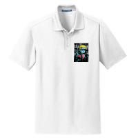 Trump 2024 Comic Cover Dry Zone Grid Polo