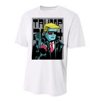 Trump 2024 Comic Cover Performance Sprint T-Shirt