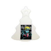 Trump 2024 Comic Cover Ceramic Tree Ornament