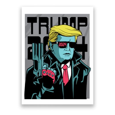 Trump 2024 Comic Cover Poster