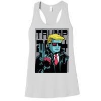 Trump 2024 Comic Cover Women's Racerback Tank