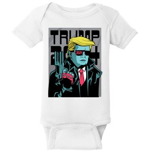 Trump 2024 Comic Cover Baby Bodysuit