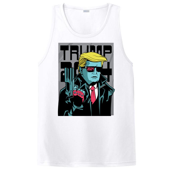 Trump 2024 Comic Cover PosiCharge Competitor Tank